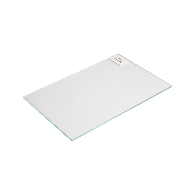 Soucule de douche trempée verre blanc transparent en verre transparent / verre transparent